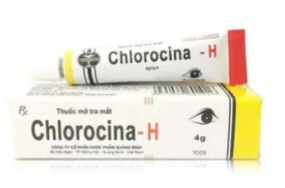 Thuốc mỡ tra mắt Chlorocina-H Quapharco (4g)