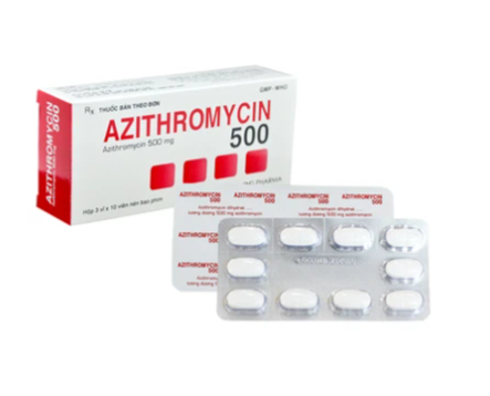 Thuốc Azithromycin(zaromax 500 DHG (3 vỉ x 10 viên)