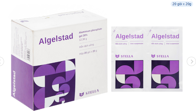 Hỗn dịch uống Algelstad 20% (20 gói x 20g)