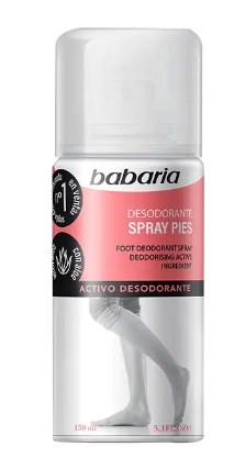 Babaria Deo Spray Pies Berioska 150ml - Xịt khử mùi hôi chân
