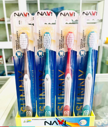 Bàn chải đánh răng NAVI SUNNY cao cấp Hàn quốc Lông bàn chải trắng
