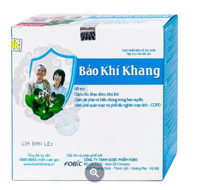 Viên uống Bảo Khí Khang IMC hỗ trợ giảm ho, khạc đờm, khó thở (2 lọ)