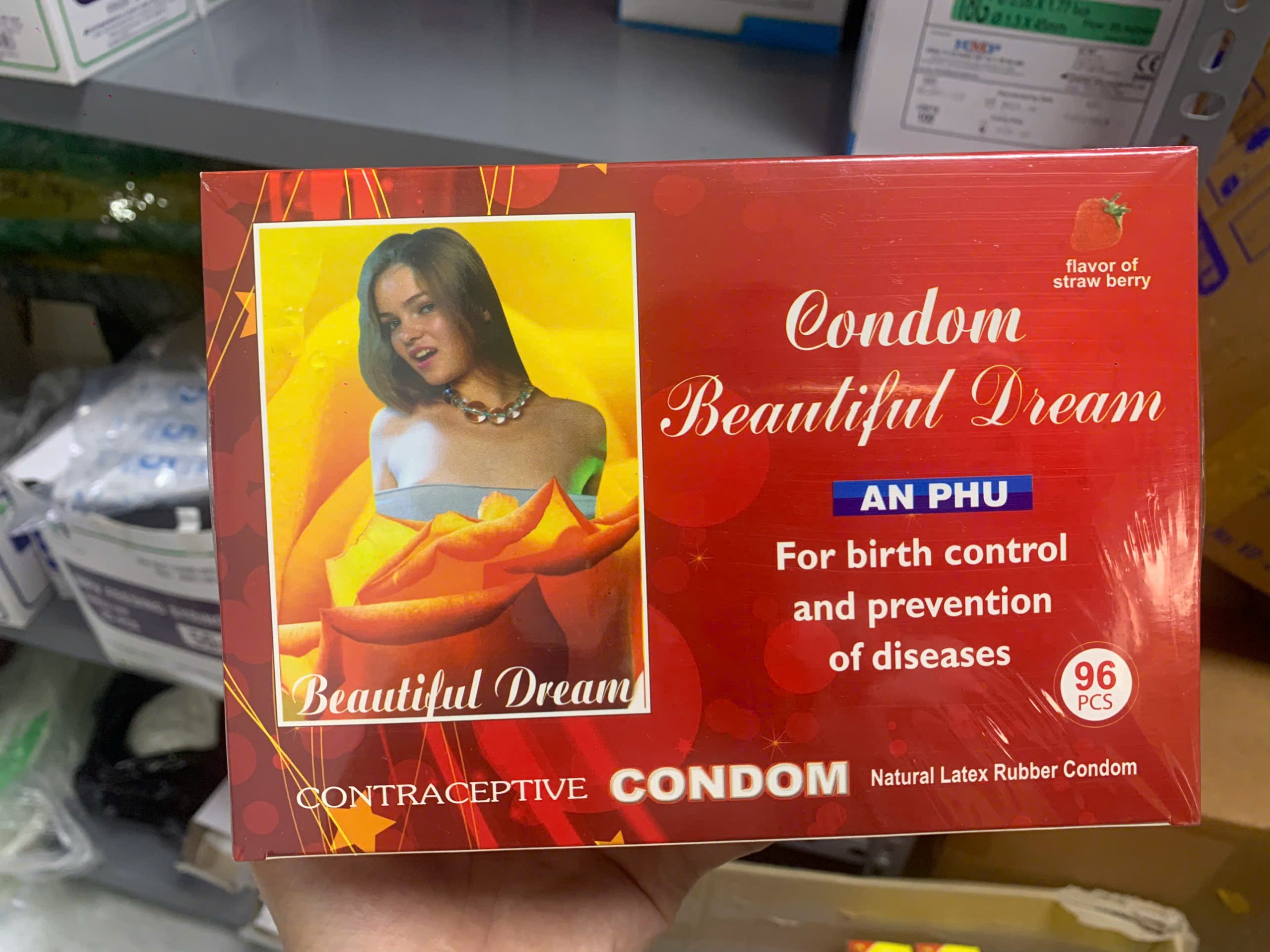 Bao cao su condom Hộp/96 cái