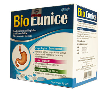 Viên uống bổ sung lợi khuẩn ruột Bio Eunice hộp 10 vỉ x 10 viên