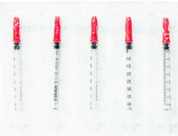 Kim tiêm tiểu đường B.Braun Omnican 1ml/40 I.U màu đỏ dùng cho người tiểu đường (100 cái)