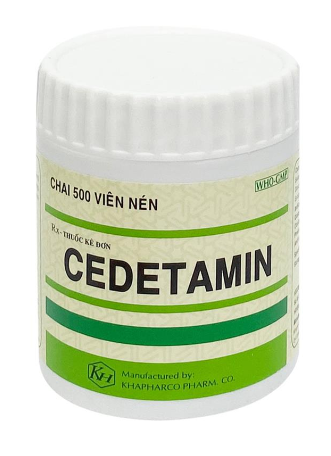 Cedetamin Xanh Khapharco (C/500 v.nén)