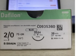 Chỉ Phẫu Thuật Dafilon 2/0 Hộp/36 sợi