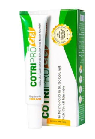 Gel Cotripro Thái Minh hỗ trợ cho người bị trĩ, táo bón, nứt hoặc đau rát hậu môn (25g)