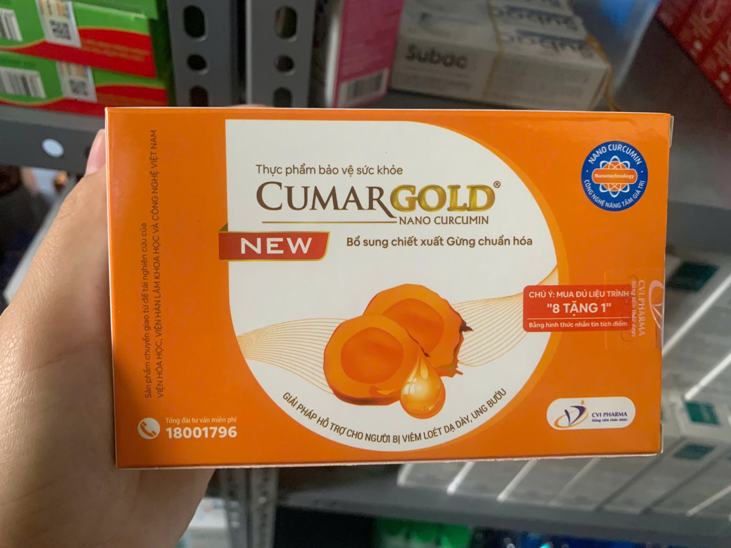 Cumargold Nano Curcumin New CVI Pharma (3 vỉ x 10 viên)