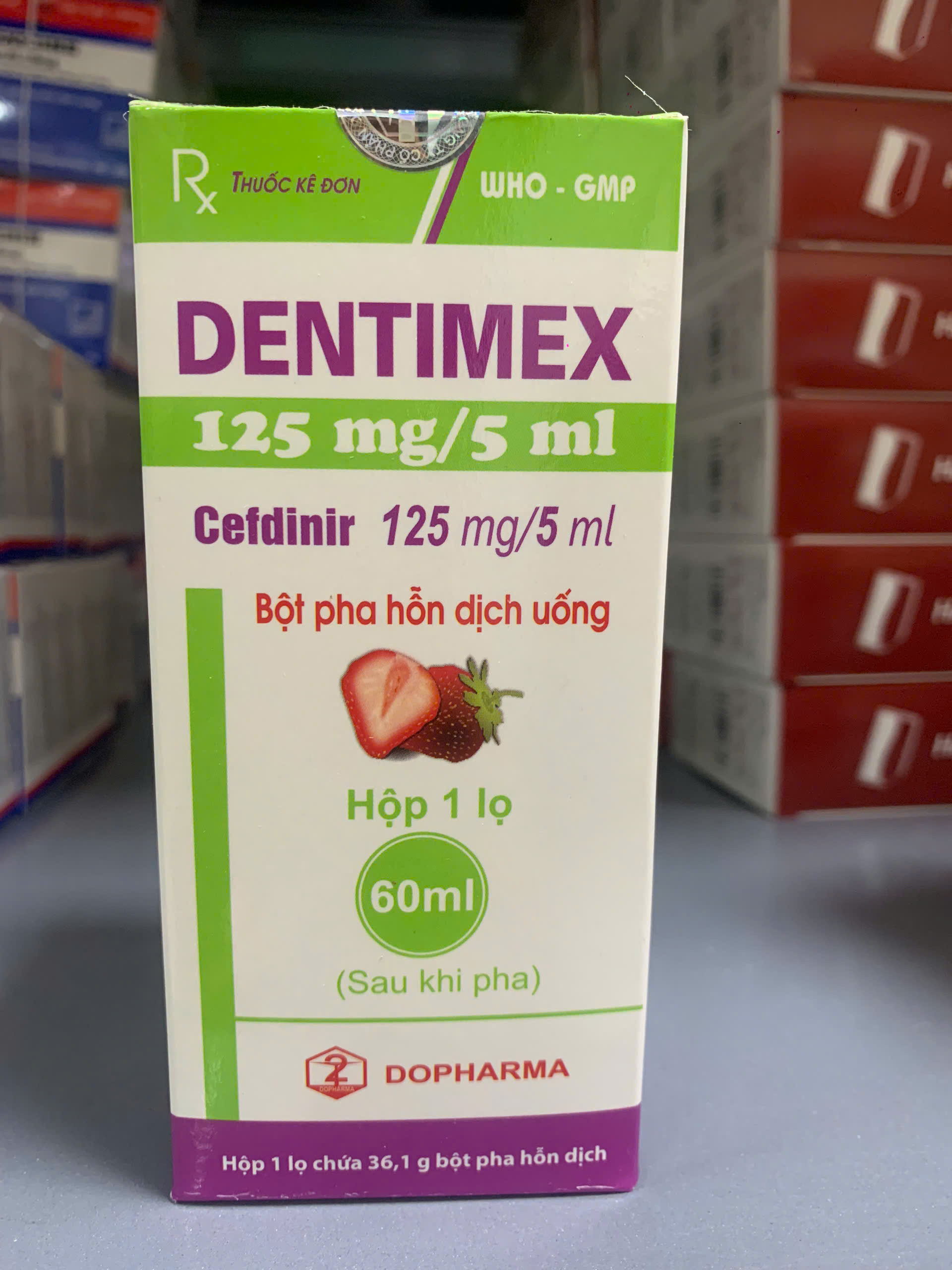 Dentimex 125mg/5ml Lọ/60ml