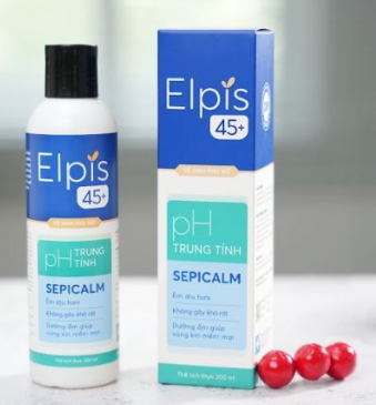 Dung dịch vệ sinh phụ nữ ELPIS 45+ 200ml/ chai