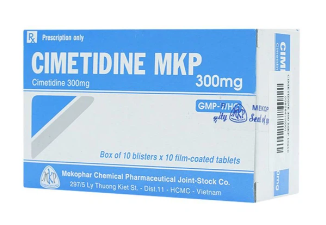Thuốc Cimetidine MKP 300mg Mekophar (10 vỉ x 10 viên)