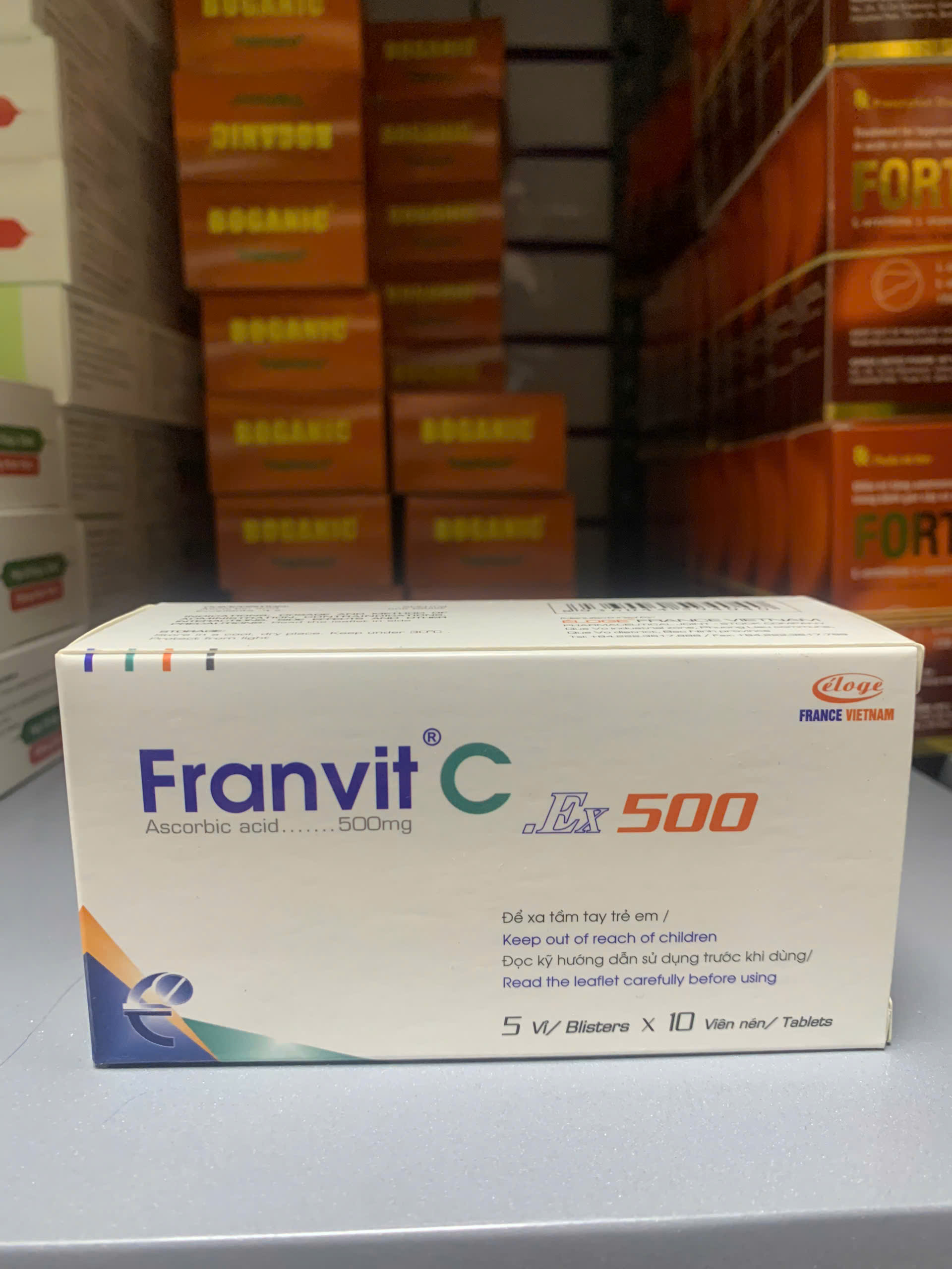 Franvit C Ex 500 hộp/50 viên