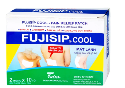 Cao dán Fujisip Cool Thiên Ân giảm đau cơ, đau khớp, đau vai gáy, đau lưng (10 túi)
