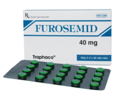 Thuốc Furosemid 40mg Traphaco(2 vỉ x 20 viên)