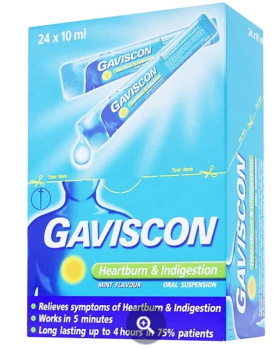 Hỗn dịch Gaviscon Reckitt Benckiser (24 gói x 10ml)