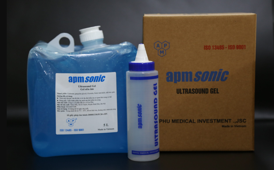 Gel siêu âm APM sonic Can/5 lít