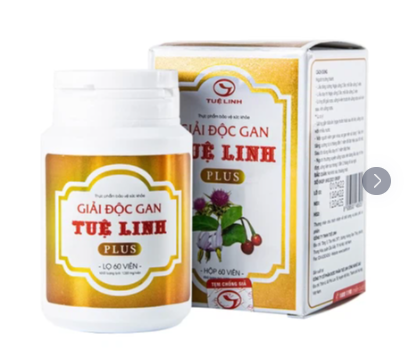 Viên uống Tuệ Linh Plus hỗ trợ giải độc gan, tăng cường chức năng gan (60 viên)