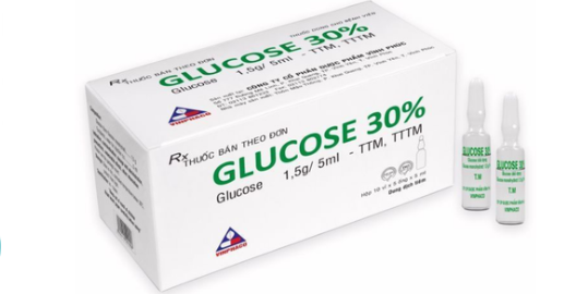 Glucose 30% 5 ml Vĩnh Phúc Hộp/50 ống