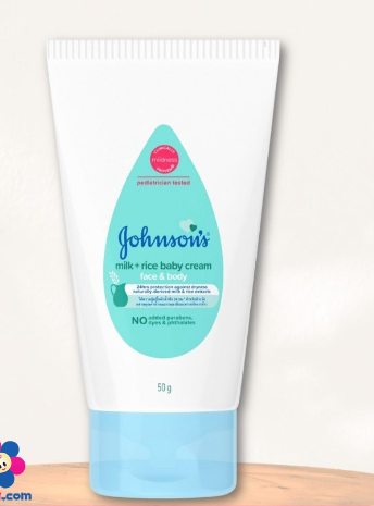 Kem dưỡng ẩm Johnson Baby xanh (50g)