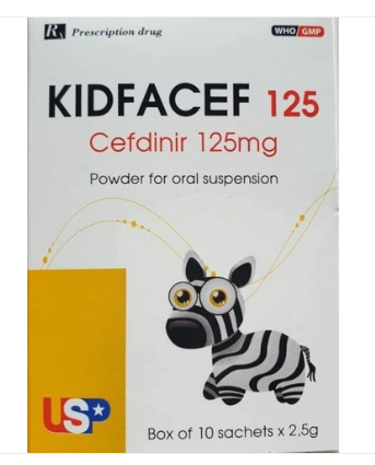 KIDFACEF 125 ( Cefdinir 125mg)