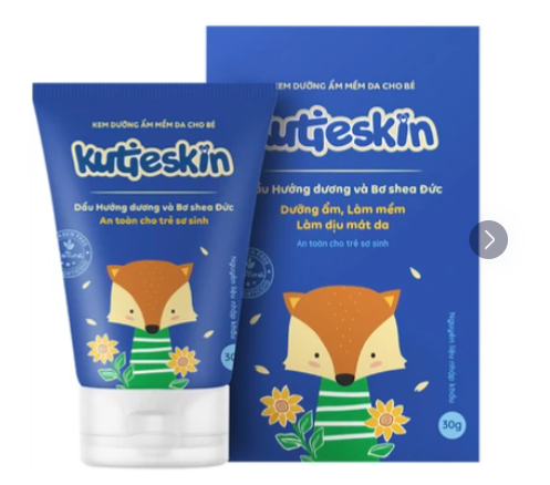 Kem dưỡng ẩm mềm da cho bé Kutieskin giảm khô ngứa, nứt nẻ da (30g)