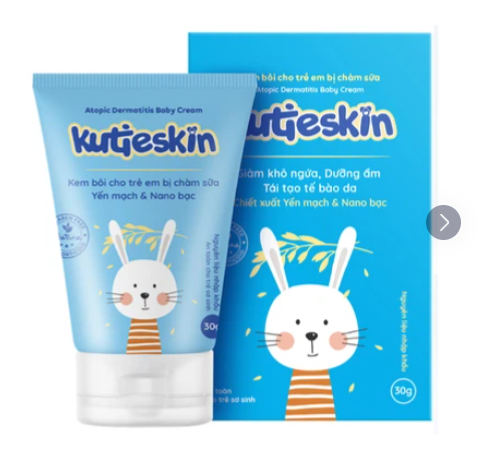 Kem bôi cho trẻ em bị chàm sữa Kutieskin