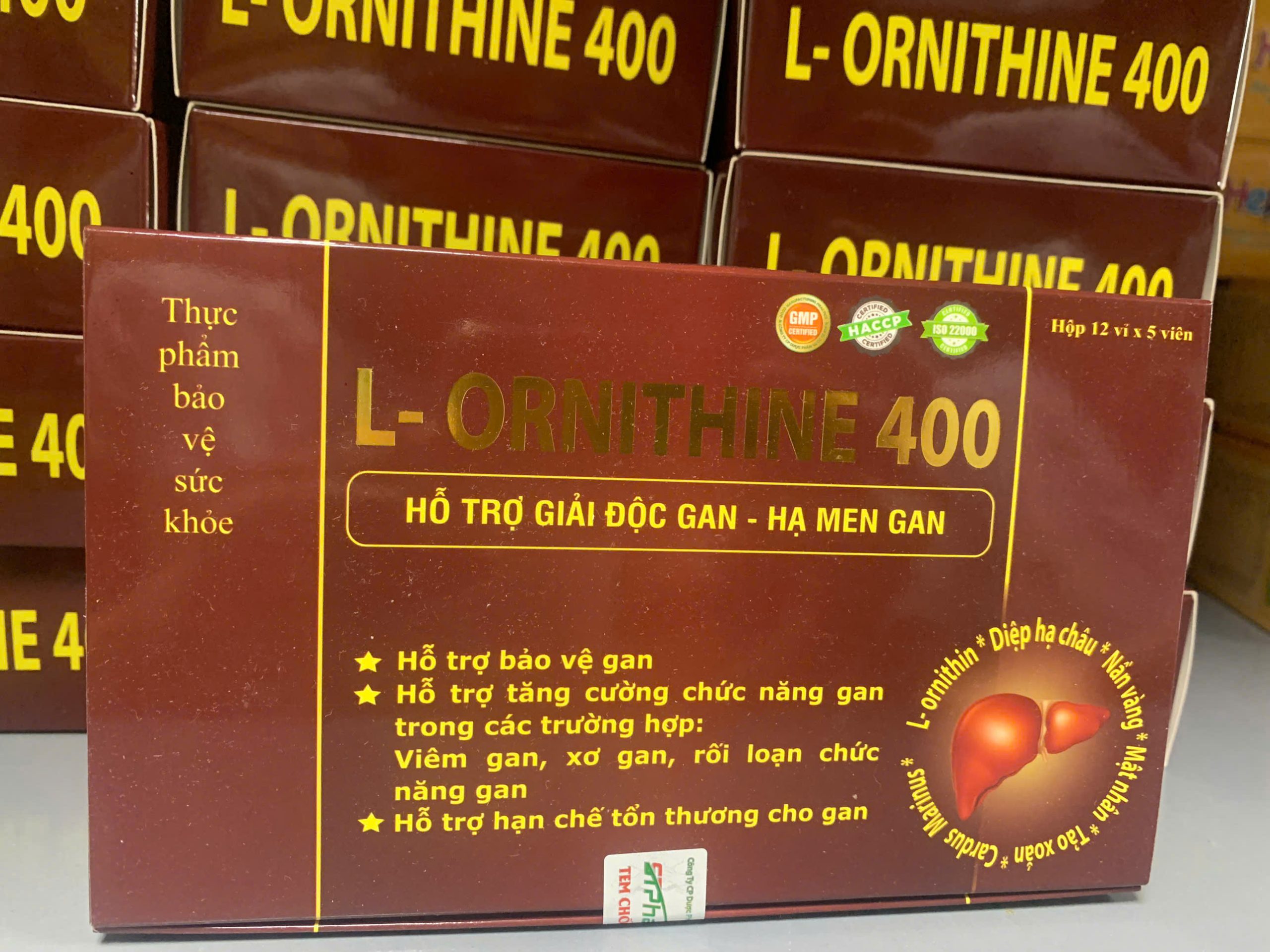 L-ORNITHINE 400 Hộp/60 viên