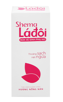 Dung dịch vệ sinh phụ nữ Shema Lá đôi hương nồng nàn chai 200ml