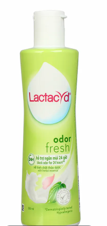 Dung dịch vệ sinh phụ nữ Lactacyd Odor Fresh Sanofi hỗ trợ bảo vệ và ngăn mùi khó chịu (250ml)