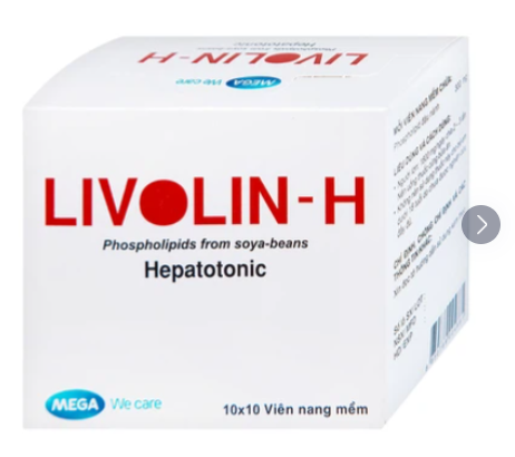 Viên nang mềm Livolin-H 300mg MEGA We care (10 vỉ x 10 viên)
