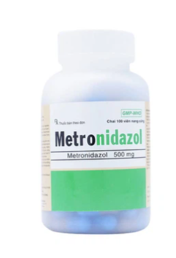 Viên nang cứng Metronidazol 500mg Donaipharm (100 viên)