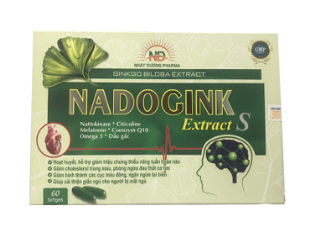 Nadogink Extract S hộp 6 vỉ x 10 viên