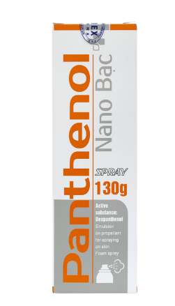 Panthenol Nano Bạc hỗ trợ trị bỏng, làm dịu vết thương chai 130g