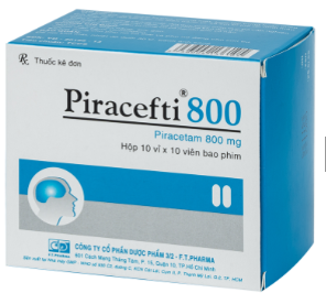 PIRACEFTI( piracetam) 800mg Hộp/100 viên
