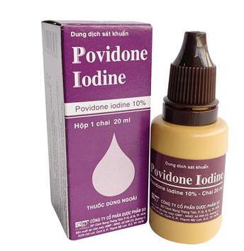 Dung dịch sát khuẩn Povidone 3/2 hộp 1 lọ 20ml