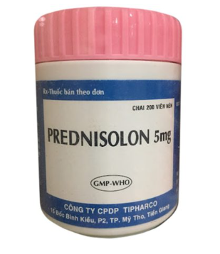 Thuốc Prednisolon 5Mg Tipharco Trị Dị Ứng Nặng, Viêm Da (10 Vỉ X 10 Viên)