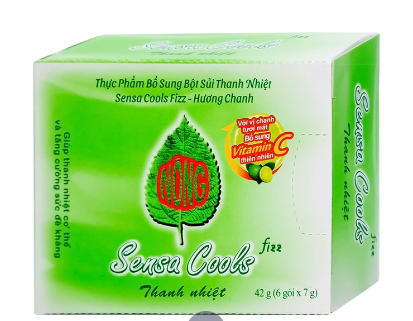 Sensa Cools Enesis giúp thanh nhiệt cơ thể và tăng cường sức đề kháng (6 gói x 7g)