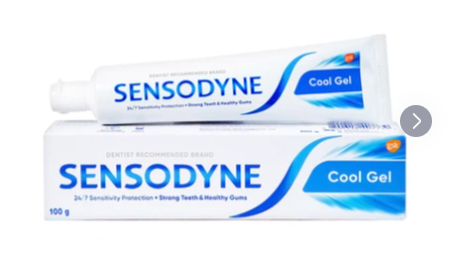 Kem đánh răng Sensodyne Cool Gel mát lạnh, bảo vệ răng ê buốt mỗi ngày (100g)