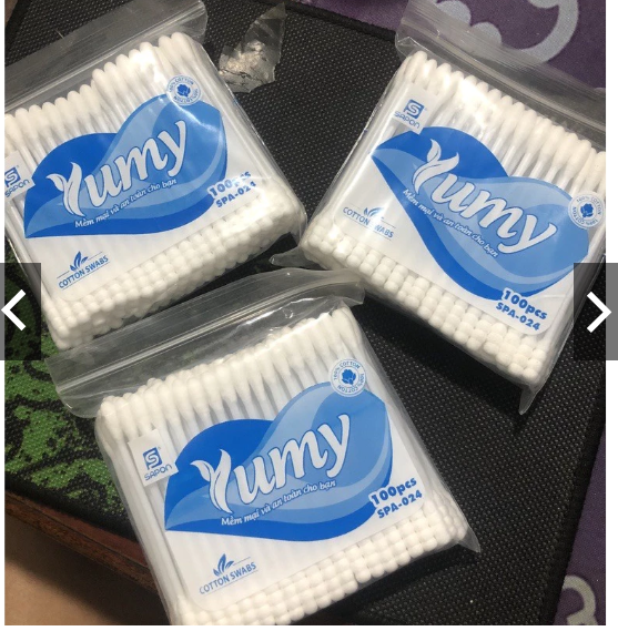 Tăm bông YUMY Người Lớn (Dây 12 Gói)
