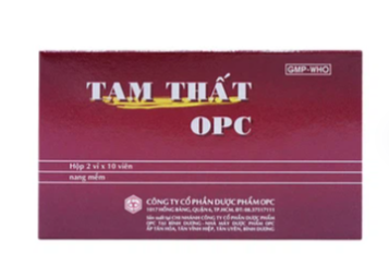 Thuốc Tam Thất OPC điều trị các chứng xuất huyết (2 vỉ x 10 viên)