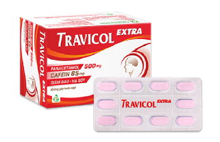 Thuốc giảm đau, hạ sốt Travicol Extra 500mg hộp 100 viên