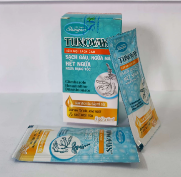 Hộp Dầu Gội Tunovays 5 gói * 6ml