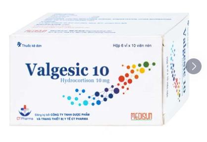 Thuốc Valgesic 10 CT Pharma (6 vỉ x 10 viên)