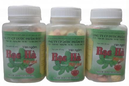 Viên ngậm Bạc Hà Đại Y