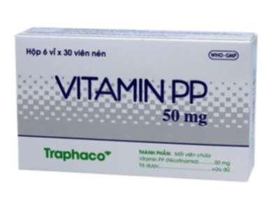 Thuốc Vitamin Pp 50Mg Traphaco (6 vỉ x 30 viên)