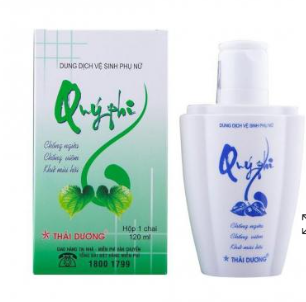 Dung dịch vệ sinh Quý Phi xanh - Chống viêm, khử mùi 100ml