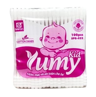 Tăm bông trẻ em Yumy bịch/12 gói
