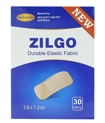 Zilgo New 3.8 x 7.2cm Hộp/30 miếng