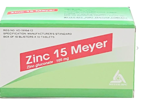 ZinC 15 Meyer Hộp/100 viên